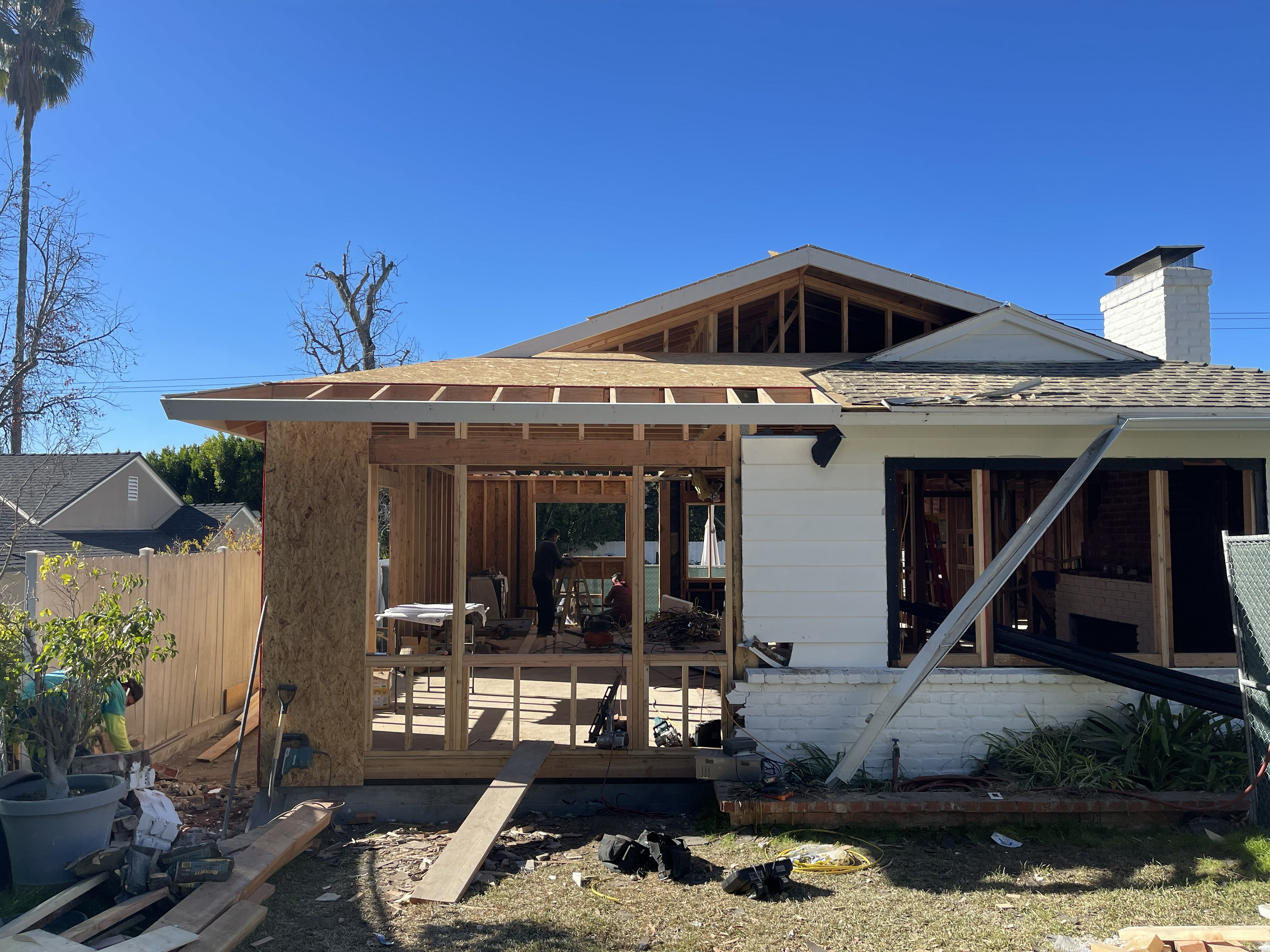 Home Expansion Framing